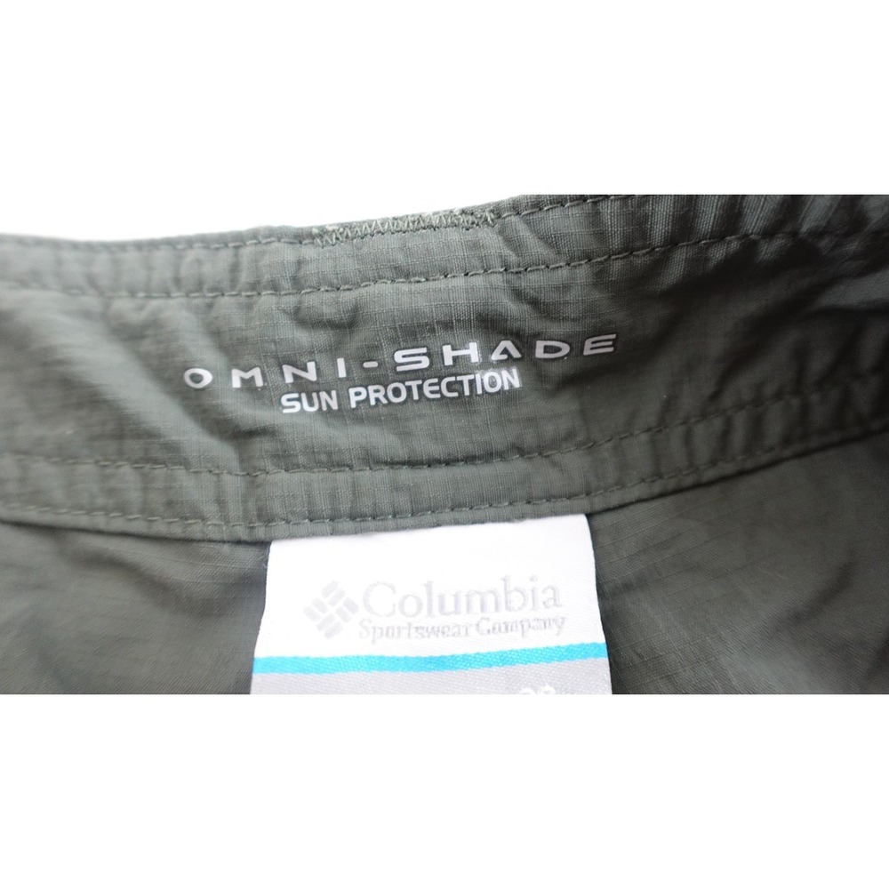 Columbia Men's Size 38 Cargo Shorts Olive Green Sun Protection - Picture 5 of 10
